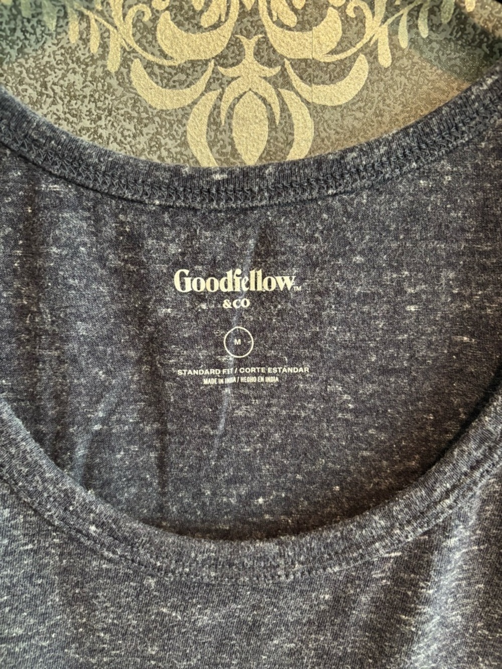 Goodfellow & Co Heathered Dark Blue Crewneck Tank - Picture 2 of 3